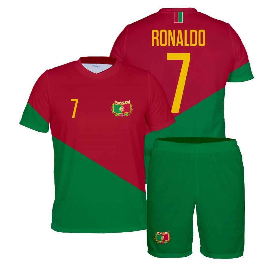 Strój / komplet piłkarski RONALDO PORTUGALIA 7 rozm. 128