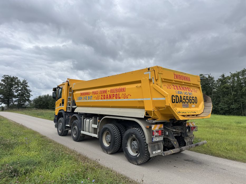 Scania G450 XT 8x6 wywrotka