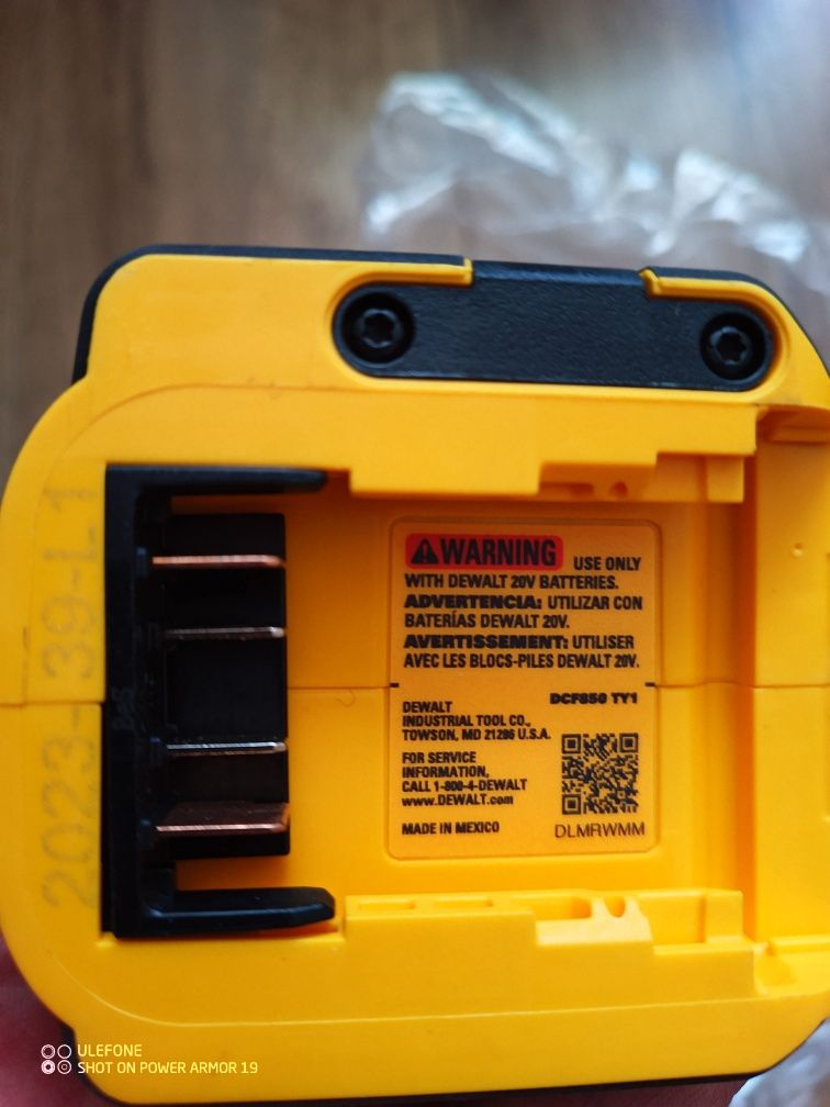 Dewalt dcf850 20V Brushless impact driver