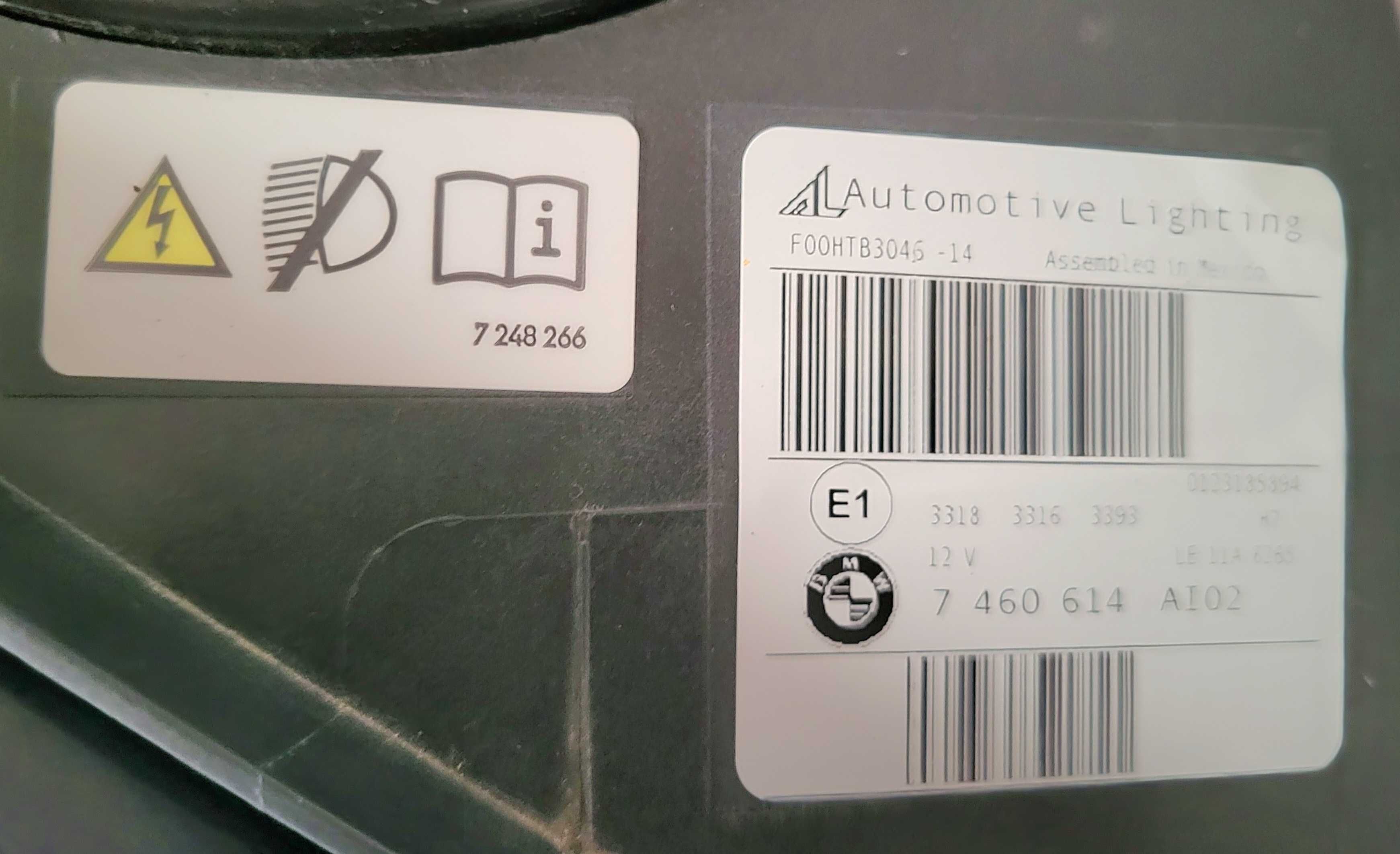 BMW X6 F16 i X5 F15 Lampa prawa xenon skrętny
