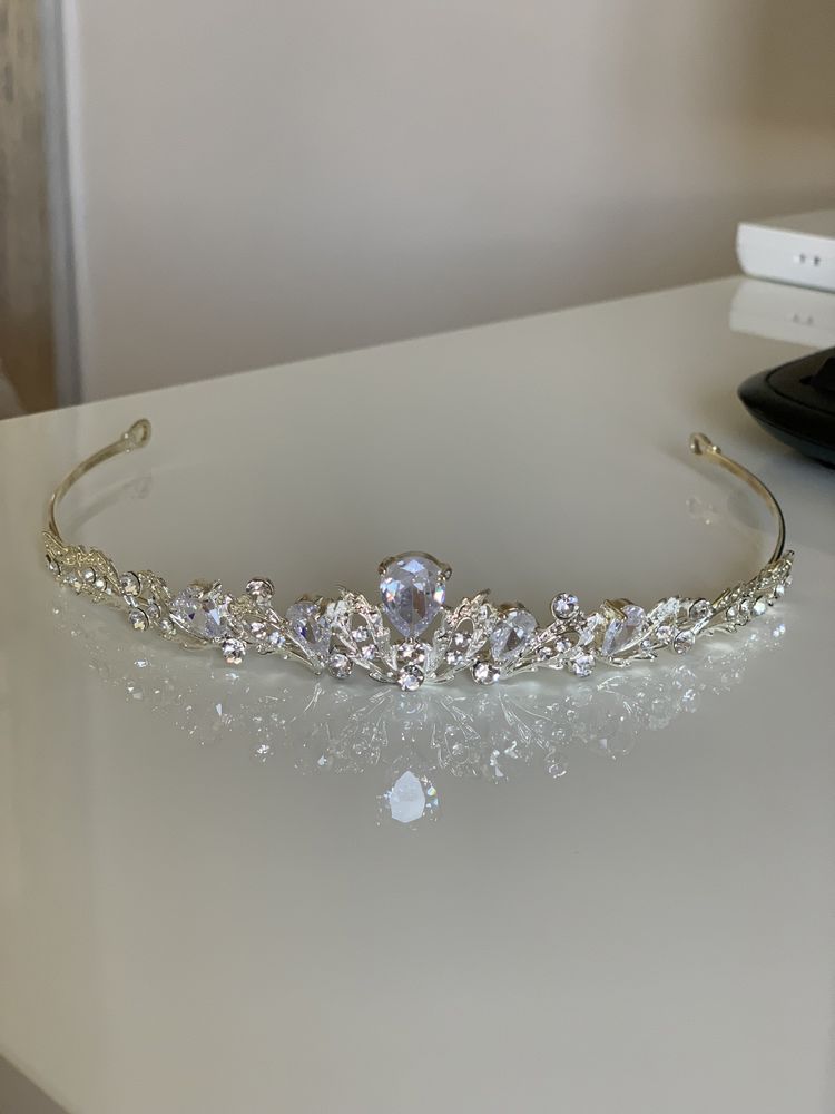 Tiara de cabelo estilo princesa