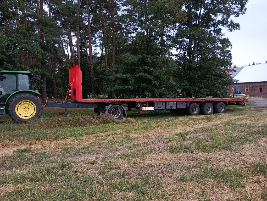Naczepa do bel balotow slomy laweta przyczepa wozek dolly Zamienie