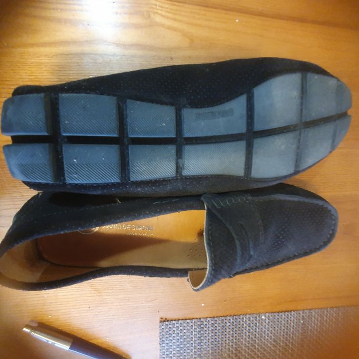 Мокасіни замшеві Італія чорні