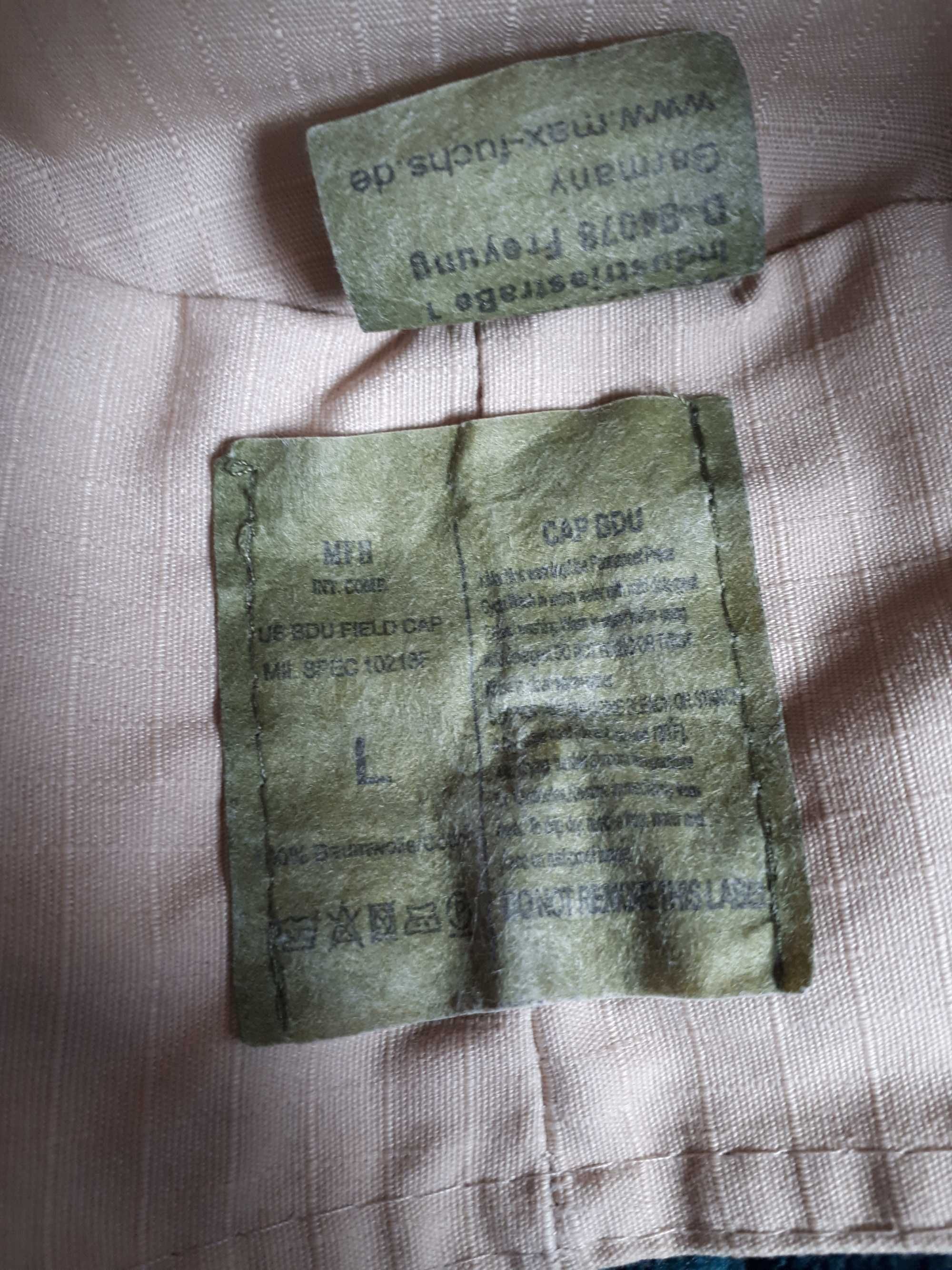 Czapka wojskowa militarna patrolówka BDU Field cap beżowa. r.L