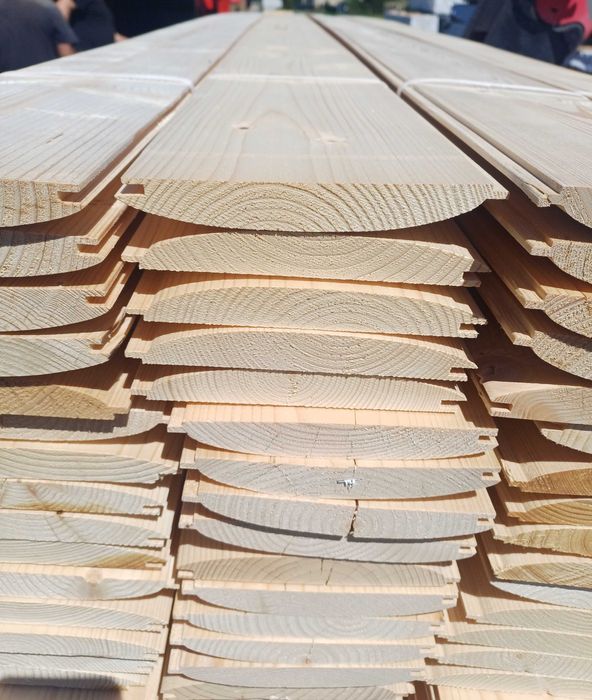 Deska podłogowa elewacyjna tarasowa półbal szalówka podbitka boazeria