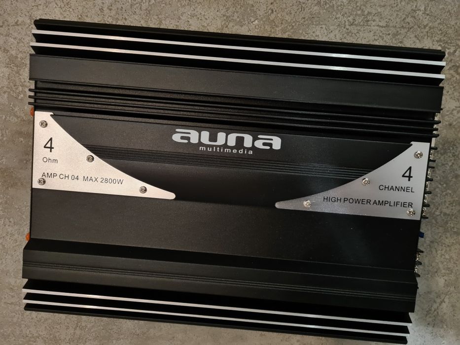Wzmacniacz samochodowy auna 2800W 4 kanały