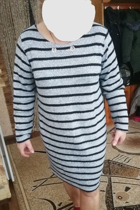 Продам платье-туника, тёплое.