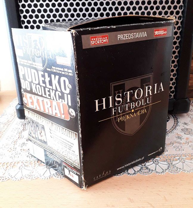 Sport kolekcjonerski zestaw HISTORIA FUTBOLU 7 x DVD - box