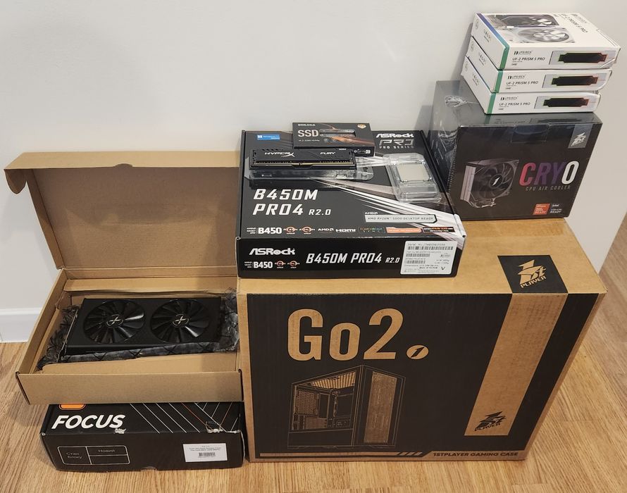 Гарантія 36 міс‼️Новий ігровий ПК Ryzen 5 5500/DDR4 16GB/RX6600XT/NVMe