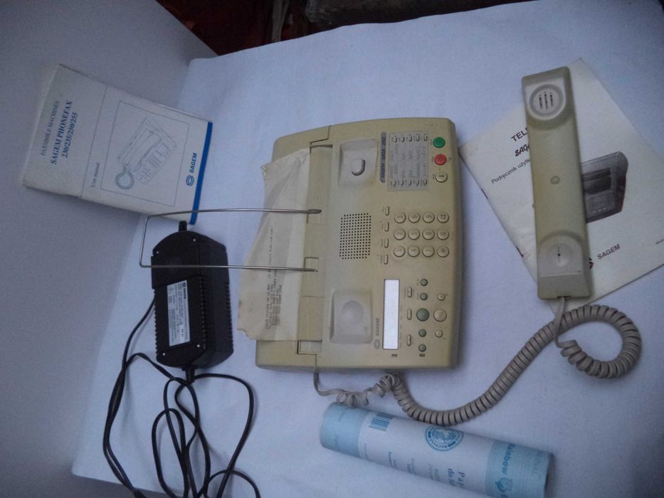 Fax Sagem Telefaks model: Saga 250 - sprawny z rolką papieru