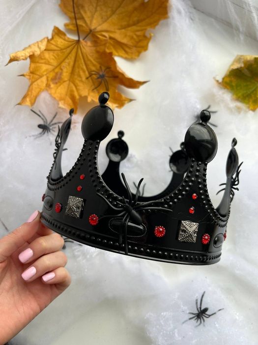 Корона черная на Helloween Хеллоуин