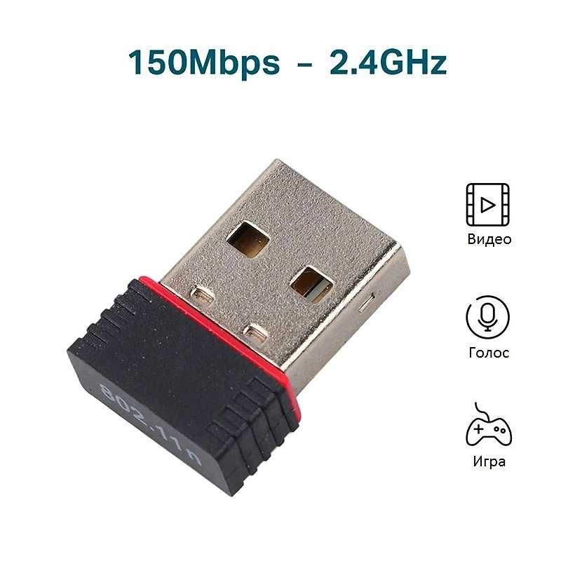 Wi-Fi адаптер | Сетевой вайфай приемник | USB Ethernet устройство