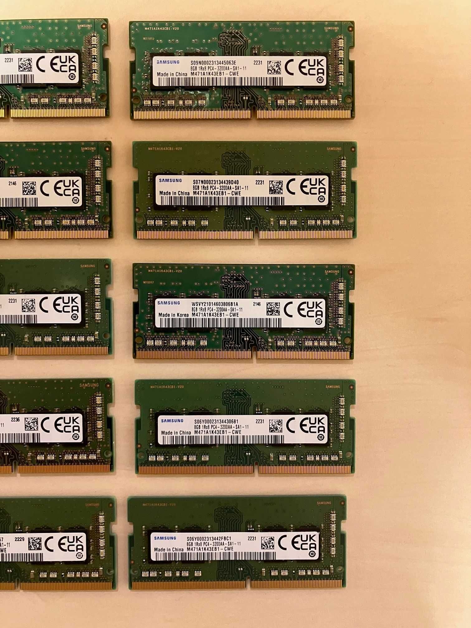 Pamięć RAM DDR4 Samsung M471A1K43EB1-CWE 8GB [NOWE] - 2 sztuki