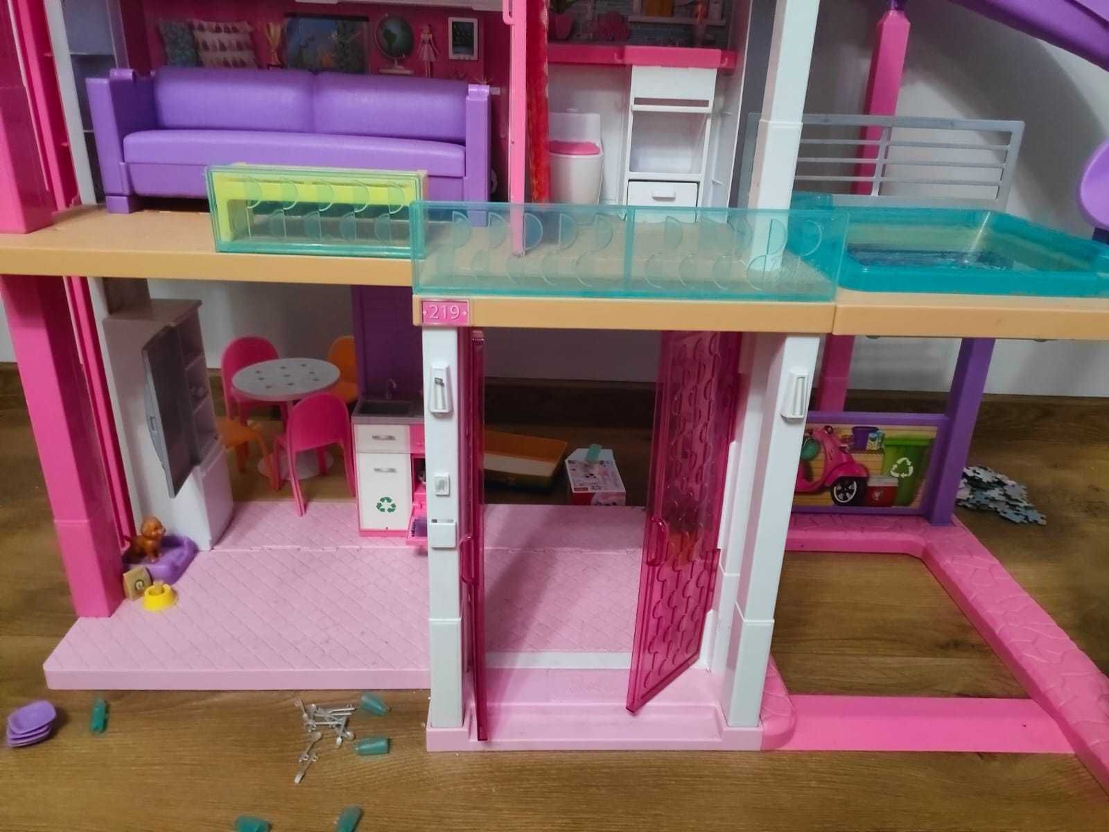 Duży domek Barbie kamper plus gratis