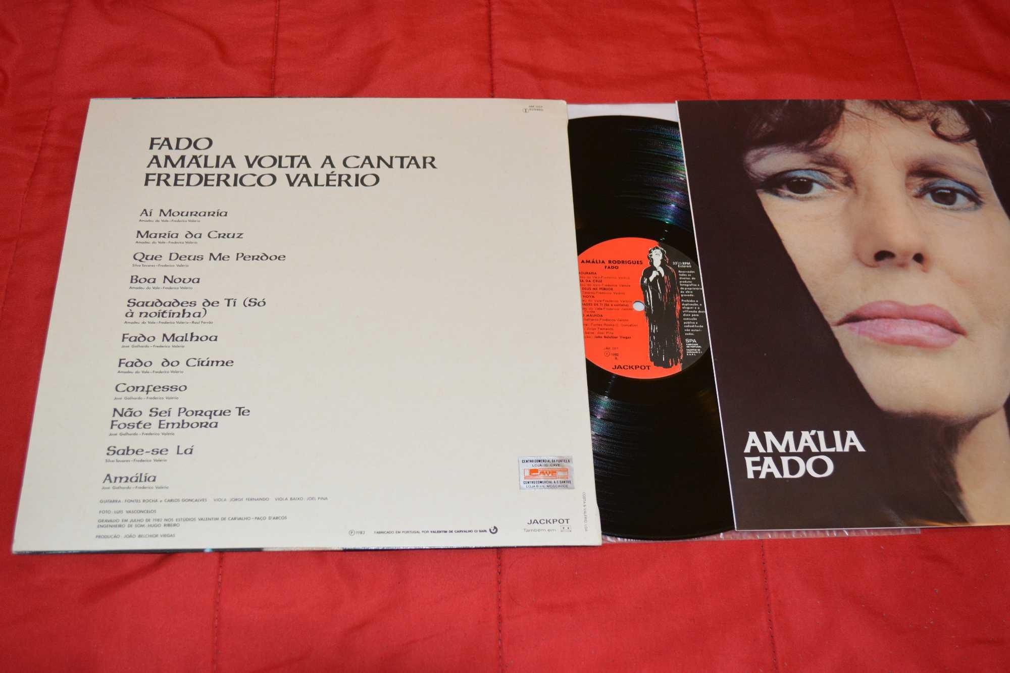 Amália Rodrigues – Fado Edição PT 1982 Vinil, LP, Album