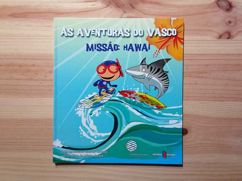 Livro "As Aventuras Do Vasco - Missão: Hawai"