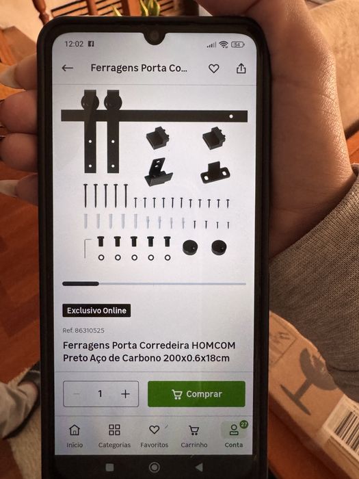 Ferragem porta de correr