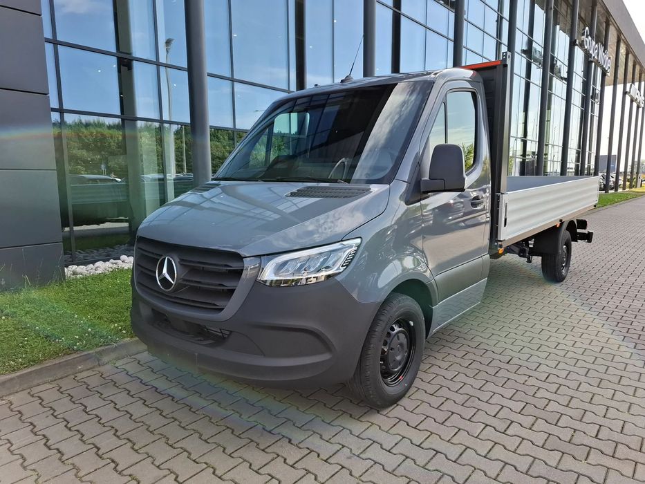 Mercedes-Benz Sprinter 317 CDI Podwozie 4325 mm - Skrzynia otwarta  Sprinter 317 CDI Podwozie 4325 mm_MBUX 10_Automat_LEDY_HAK - Skrzynia