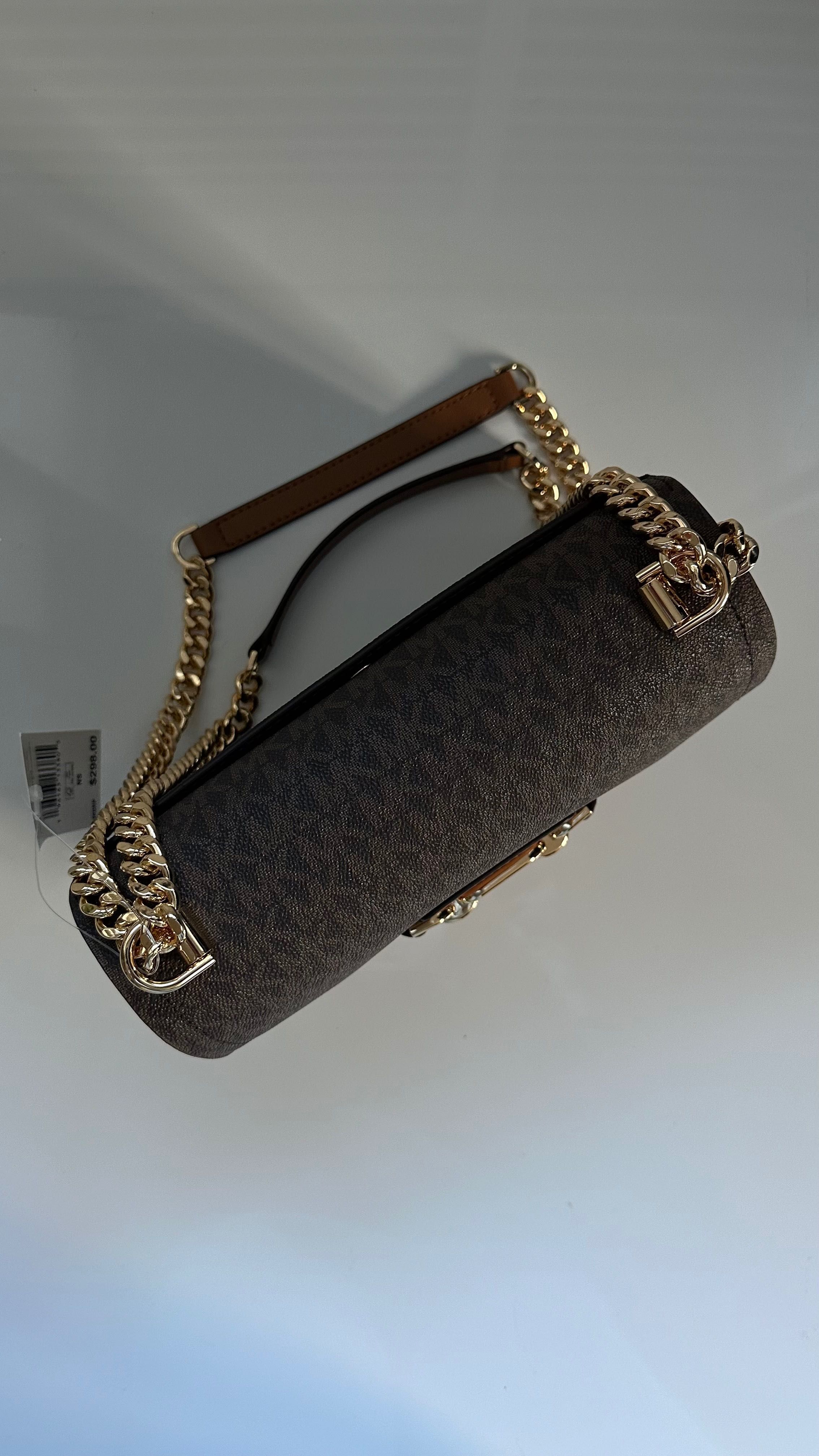 Коричнева сумка Heather Large Brown Michael Kors