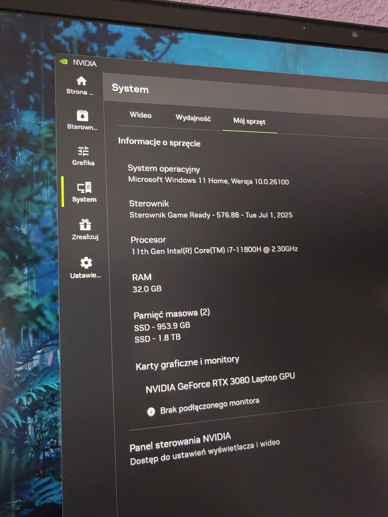 Laptop MSI GP76 Leopard RTX3080|32GB RAM|3TB
