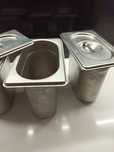 3 Cubas inox cozinha profissional