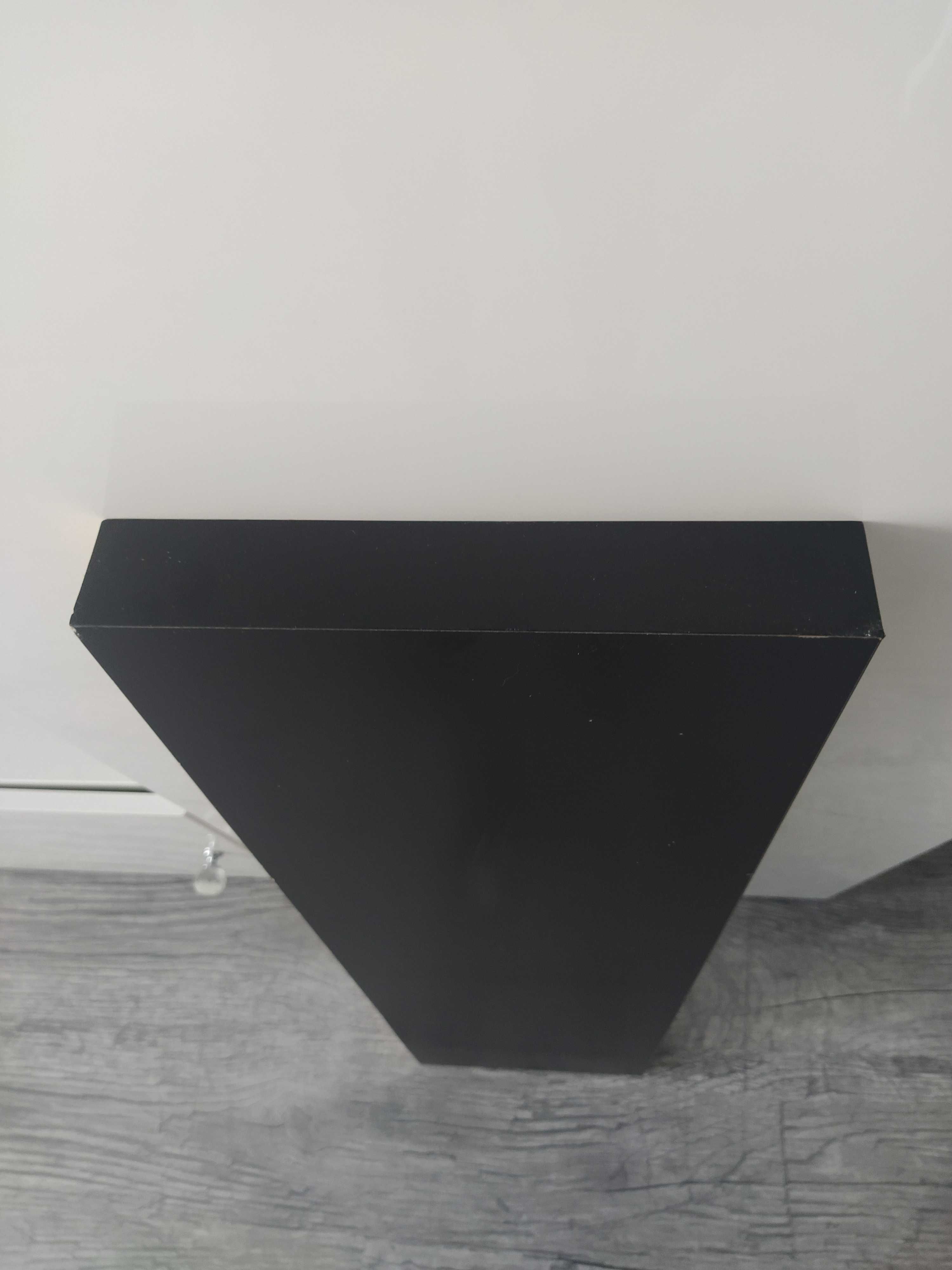 Czarna półka ścienna IKEA LACK 90cm