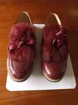 Sapatos bordeaux