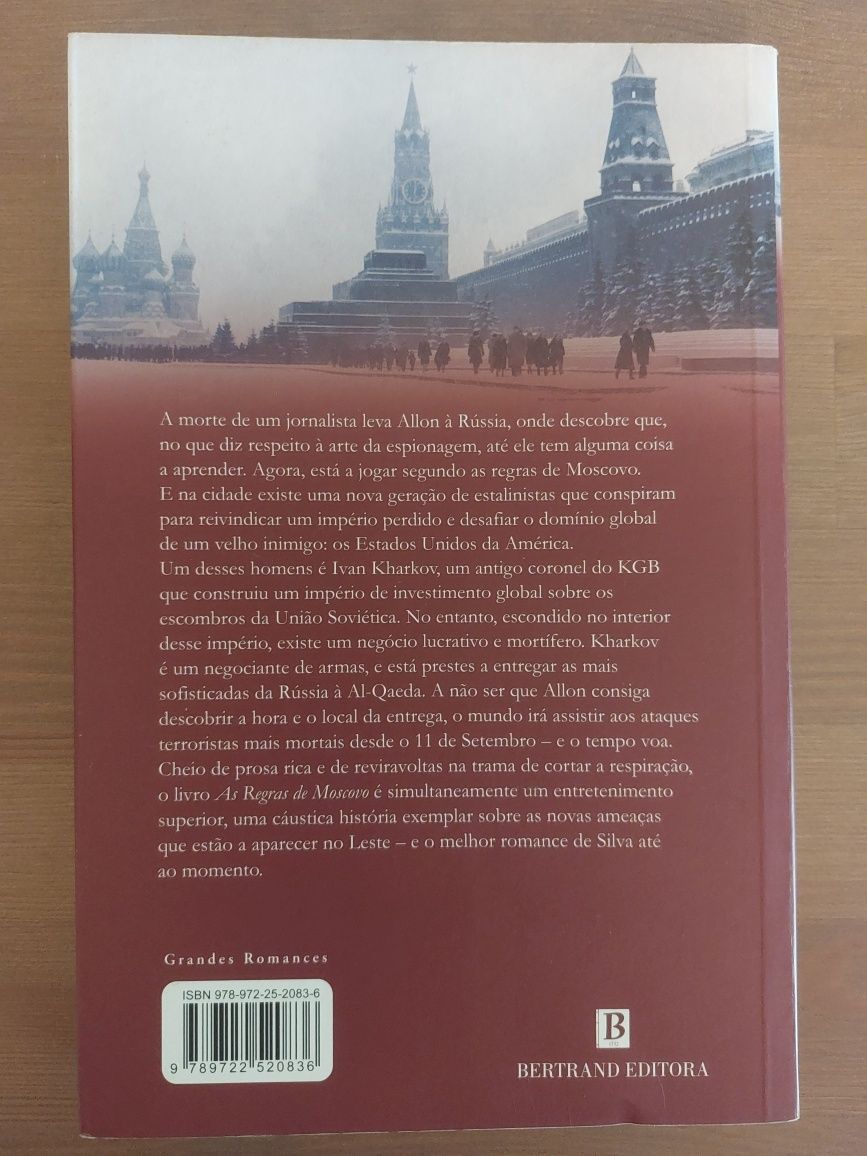 L " As Regras de Moscovo " de Daniel Silva (Ed. Regular/ Opt. Estado)