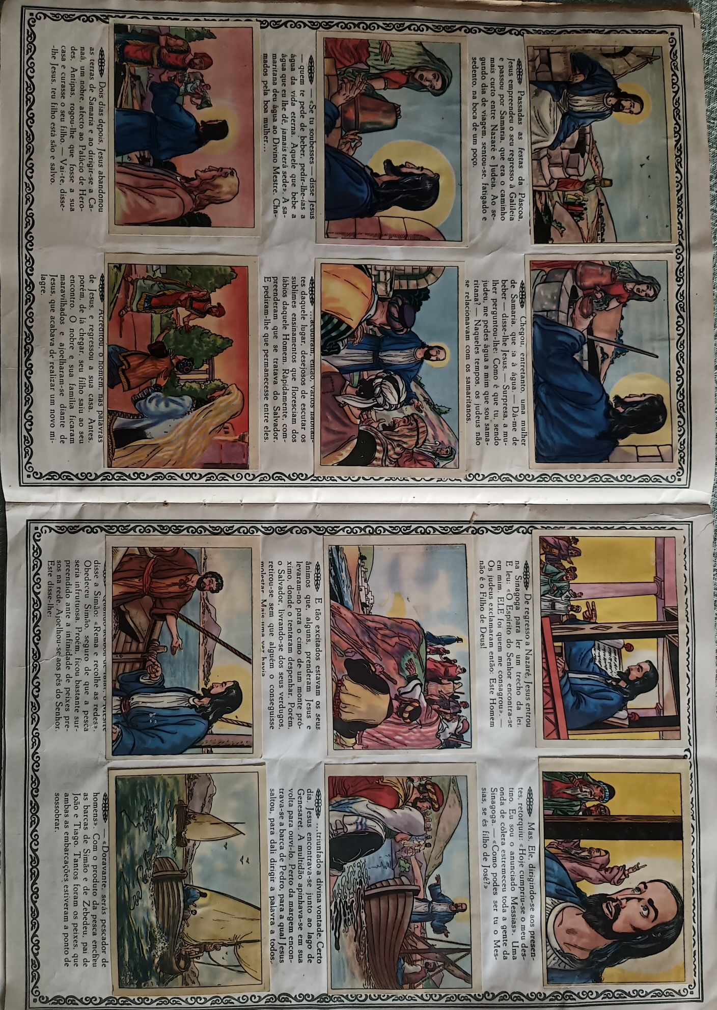 caderneta de cromos " a vida de Jesus Cristo "