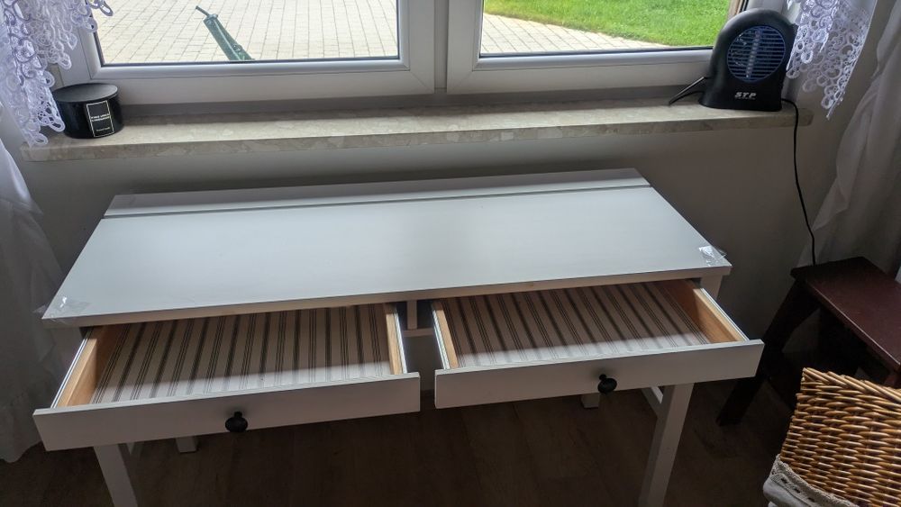 Białe Biurko Hemnes