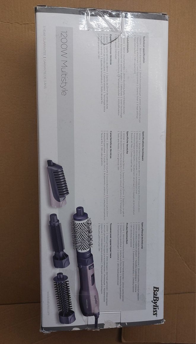 Lokówko-suszarka Babyliss AS121E moc 1200W lokówka Multistyle