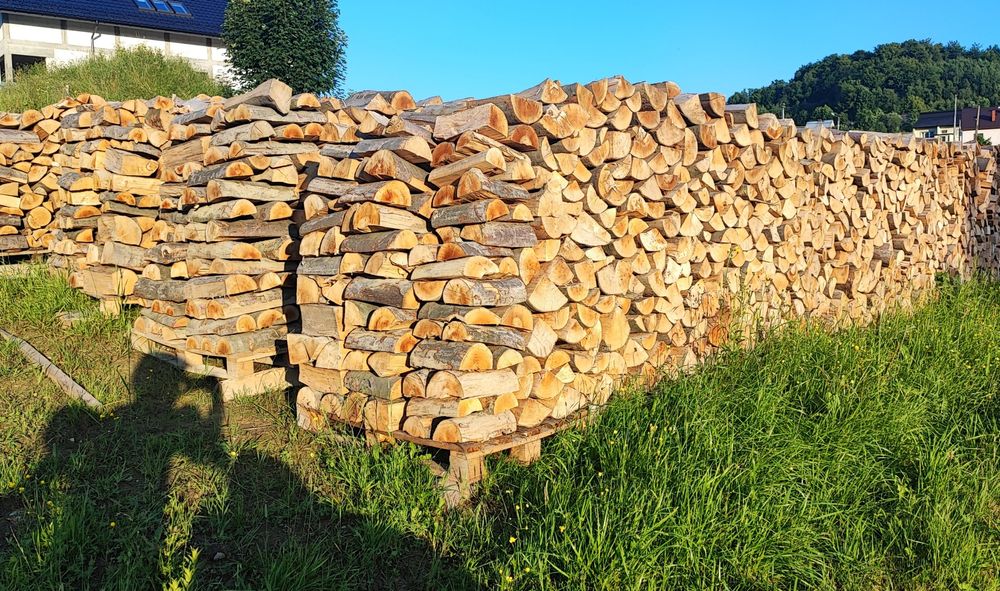 Drewno kominkowe i opałowe, SEZONOWANE, BUK, małopolska, drzewo