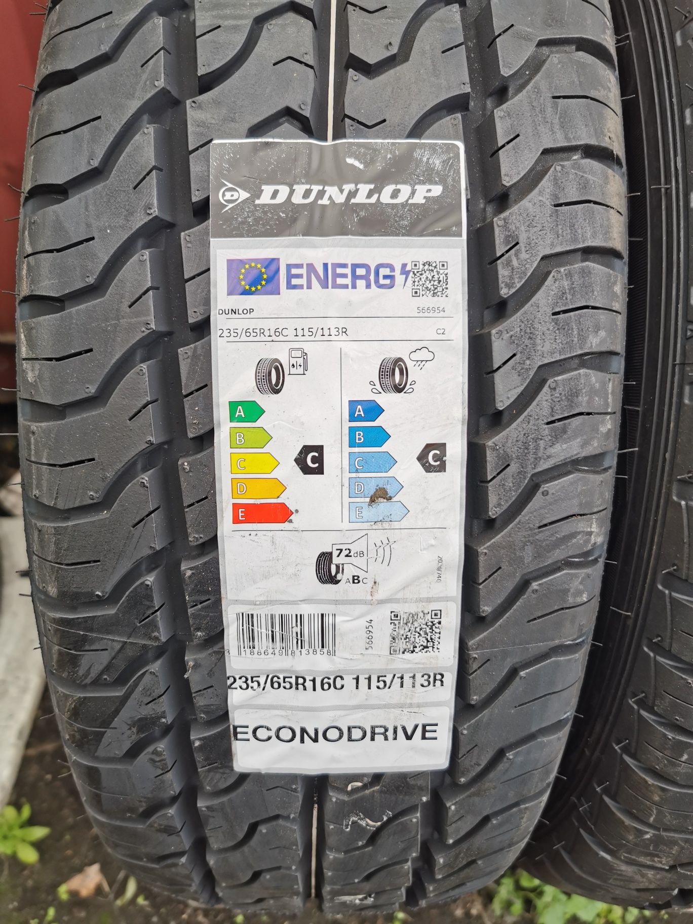 Nowe opony letnie Dunlop econodrive 235/65/16C 115/113R 4szt 2025r Fv