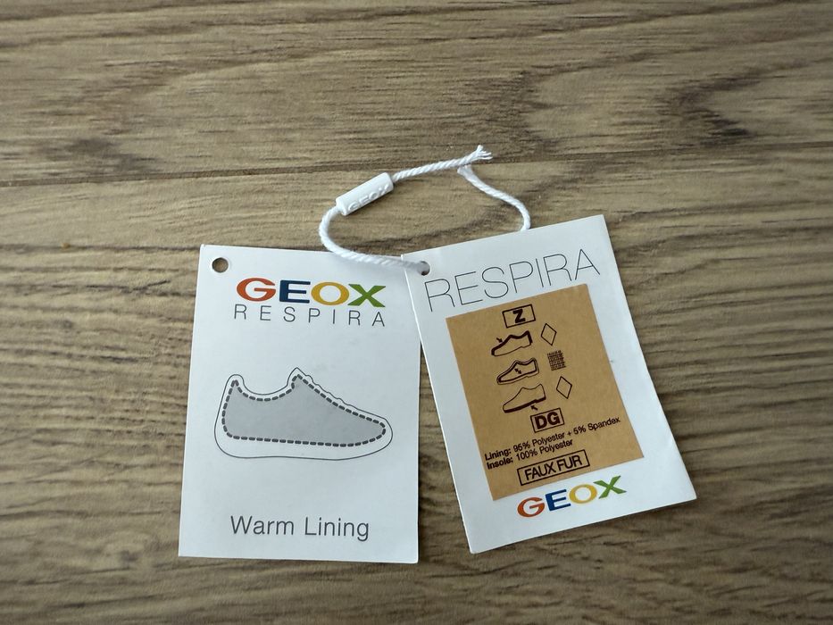 Piękne botki dziewczęce Geox Respira r. 36, stan idealny