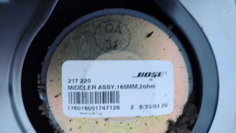 Głośniki samochodowe 165 Bose Subwoofer Alfa Romeo