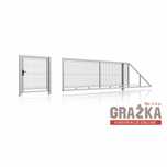 Brama przesuwna siatka 3D 5m x 1,42m ocynk+kolor PROMOCJA