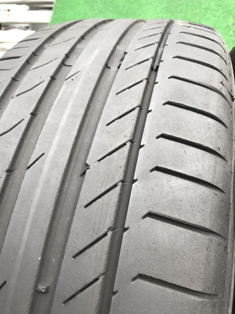 Continental 235/55r19 пара літо резина шини б/у склад оригінал