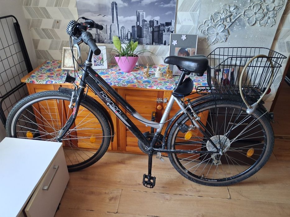 Rower damski stan uszkodzony