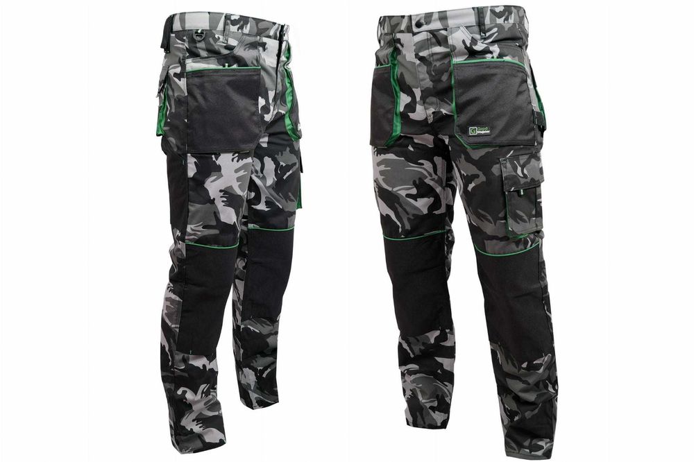 Spodnie robocze do pasa moro