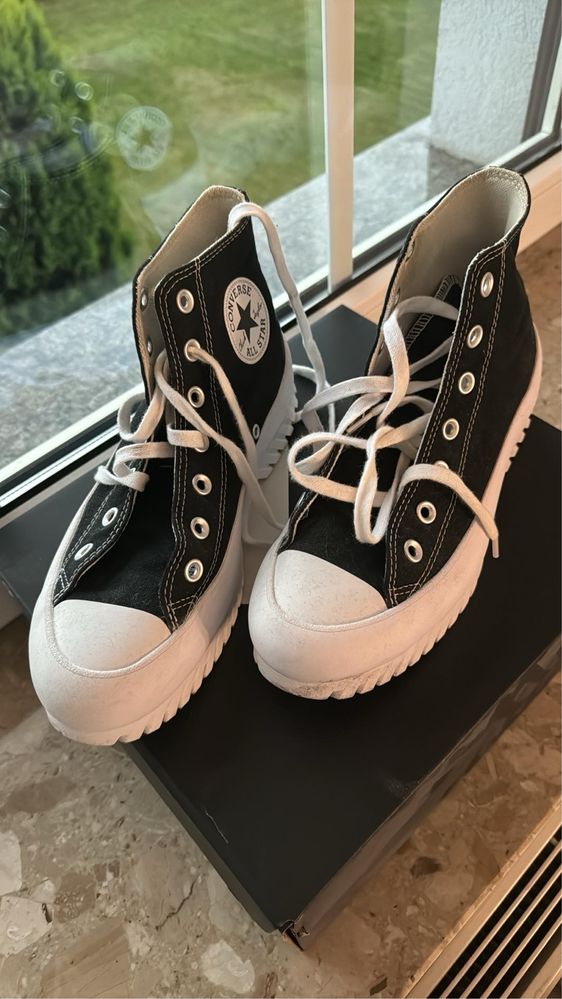 Converse shoes czarno biale