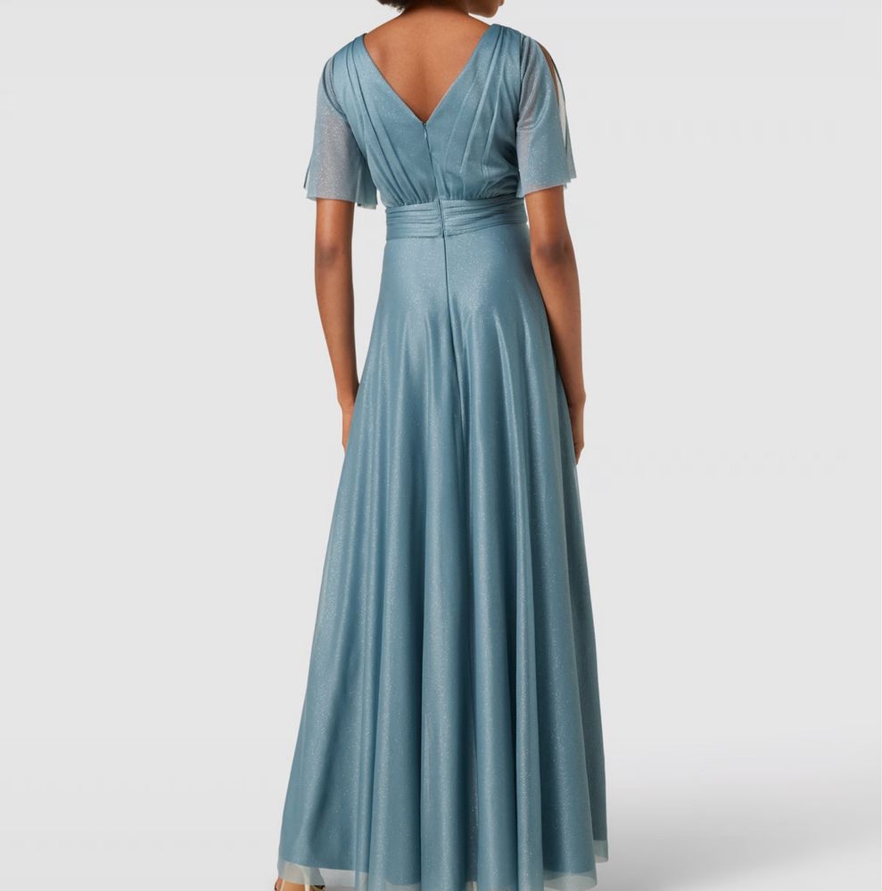 Piekna elegancka koktajlowa suknia balowa Christian Berg rozmiar 44