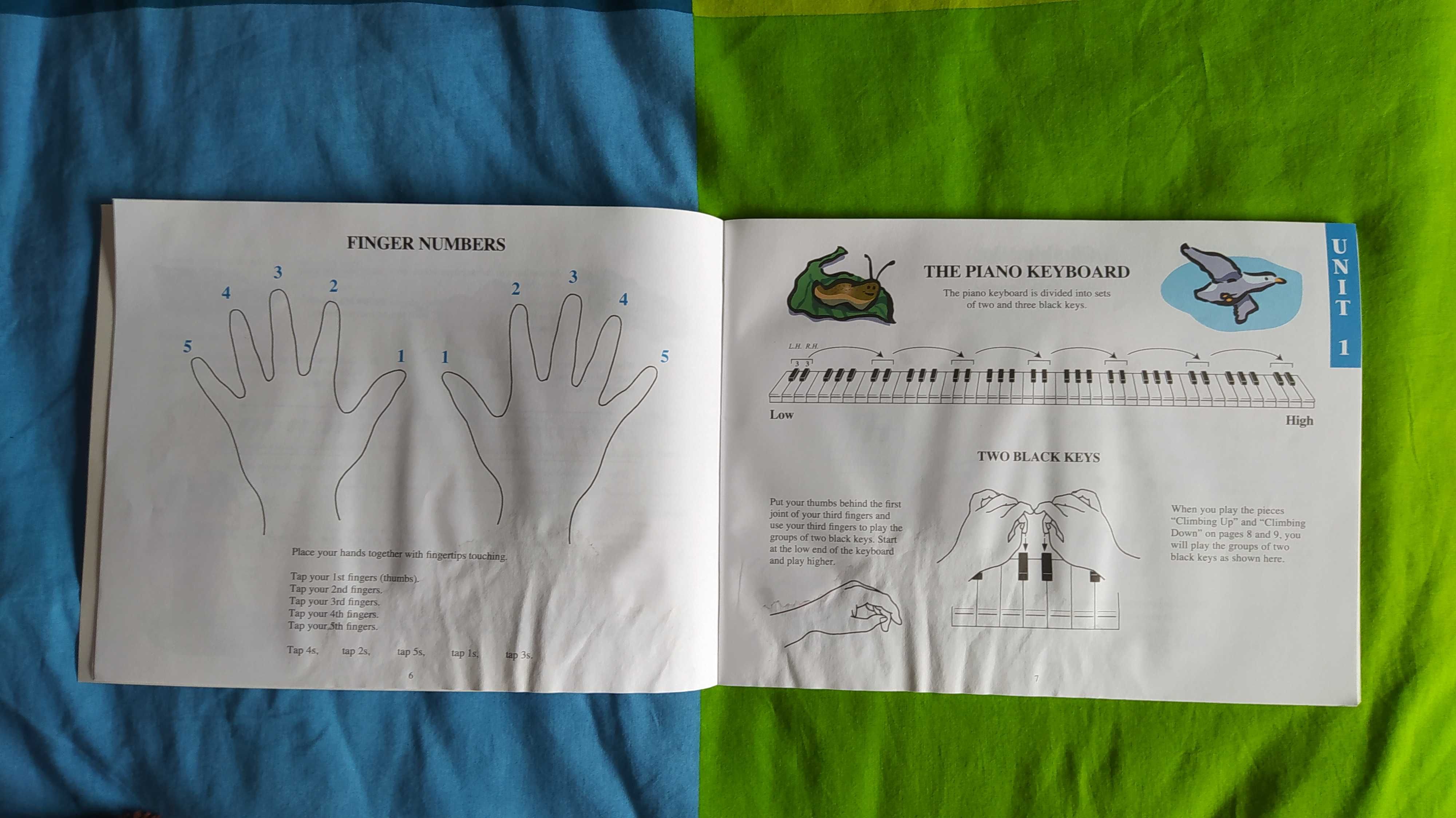 Piano lessons, Book 1