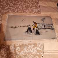 Pintura sob tecido - mocambique