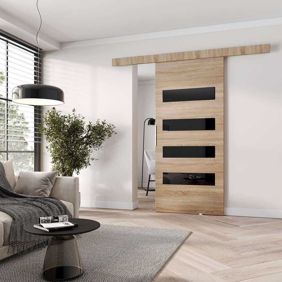 Drzwi przesuwne naścienne MATI  F 100 x 205 cm 90 x 205cm 80 x 205 cm