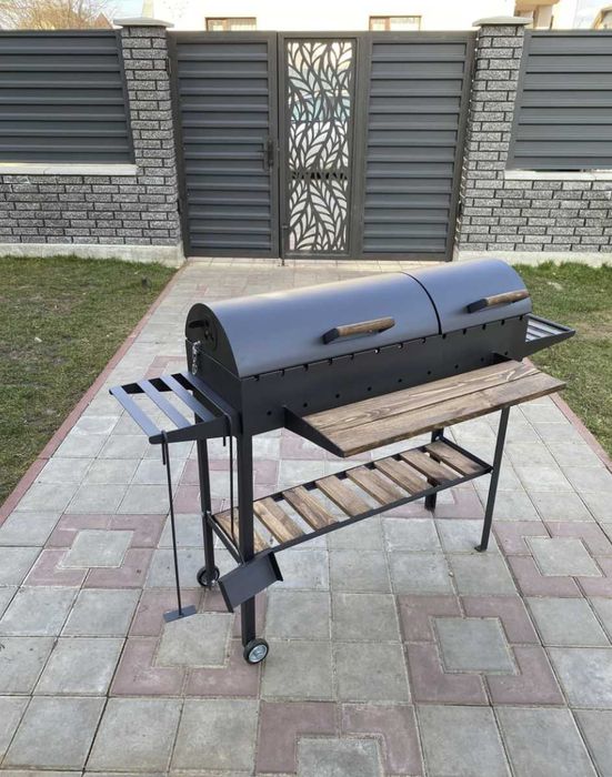 АКЦІЯ/ Мангал гриль барбекю з кришкою Мангали від виробника на колесах