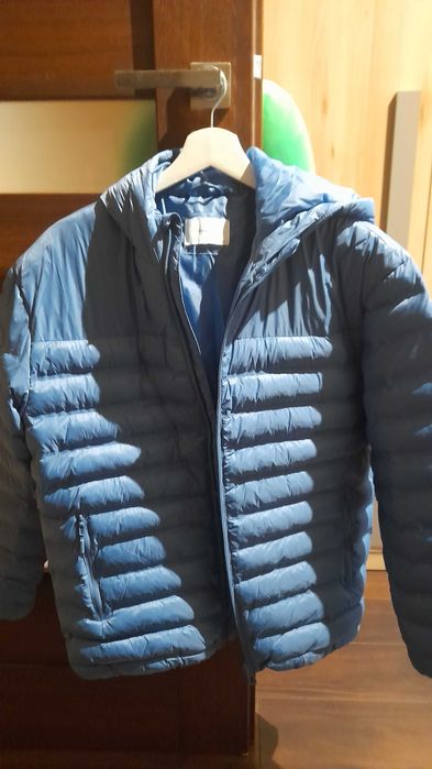 Pikowana niebieska kurtka reserved dla chłopaka 164cm