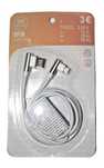 Kabel przewód do ładowania 8 pin, 1m, 2,1A Biały  IPHONE IPOD IPAD