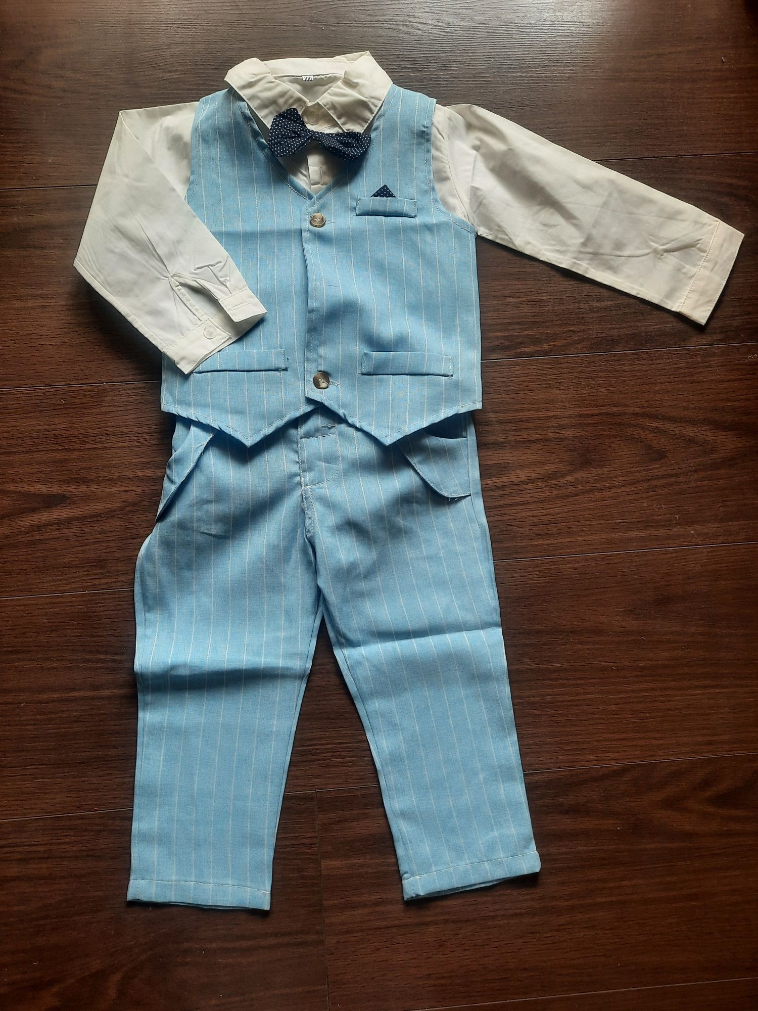 Новый нарядный костюм джентельмена тройка на мальчика 6-9 мес. / 68-74