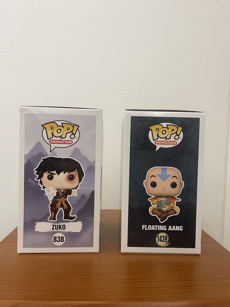 Funko POP Avatar The Last Airbender - Zuko 838 & Floating Aang 1439