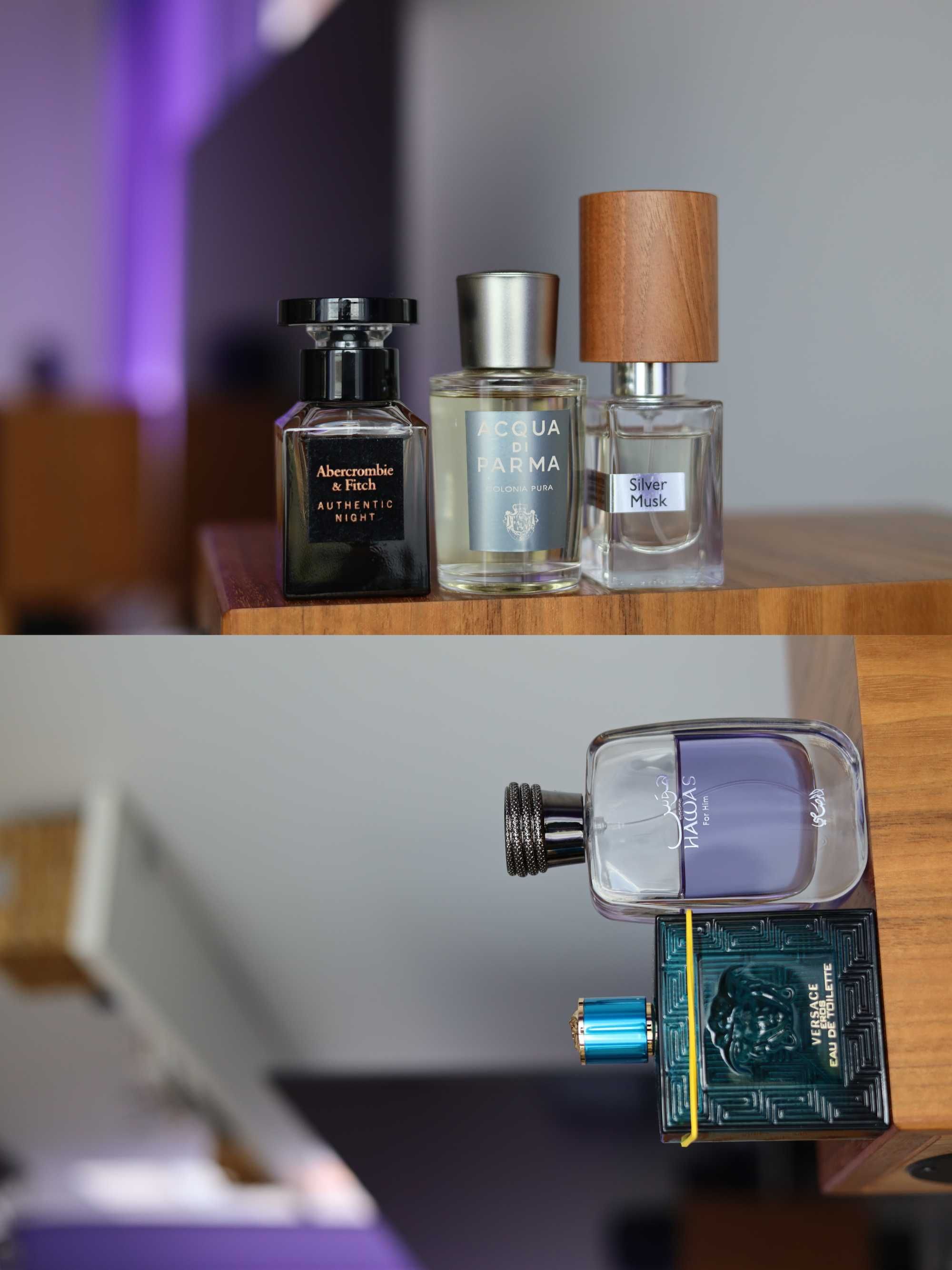 Perfumy męskie, unisex - flakony ubytkowe